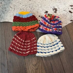 Crochet Beanie Bundle